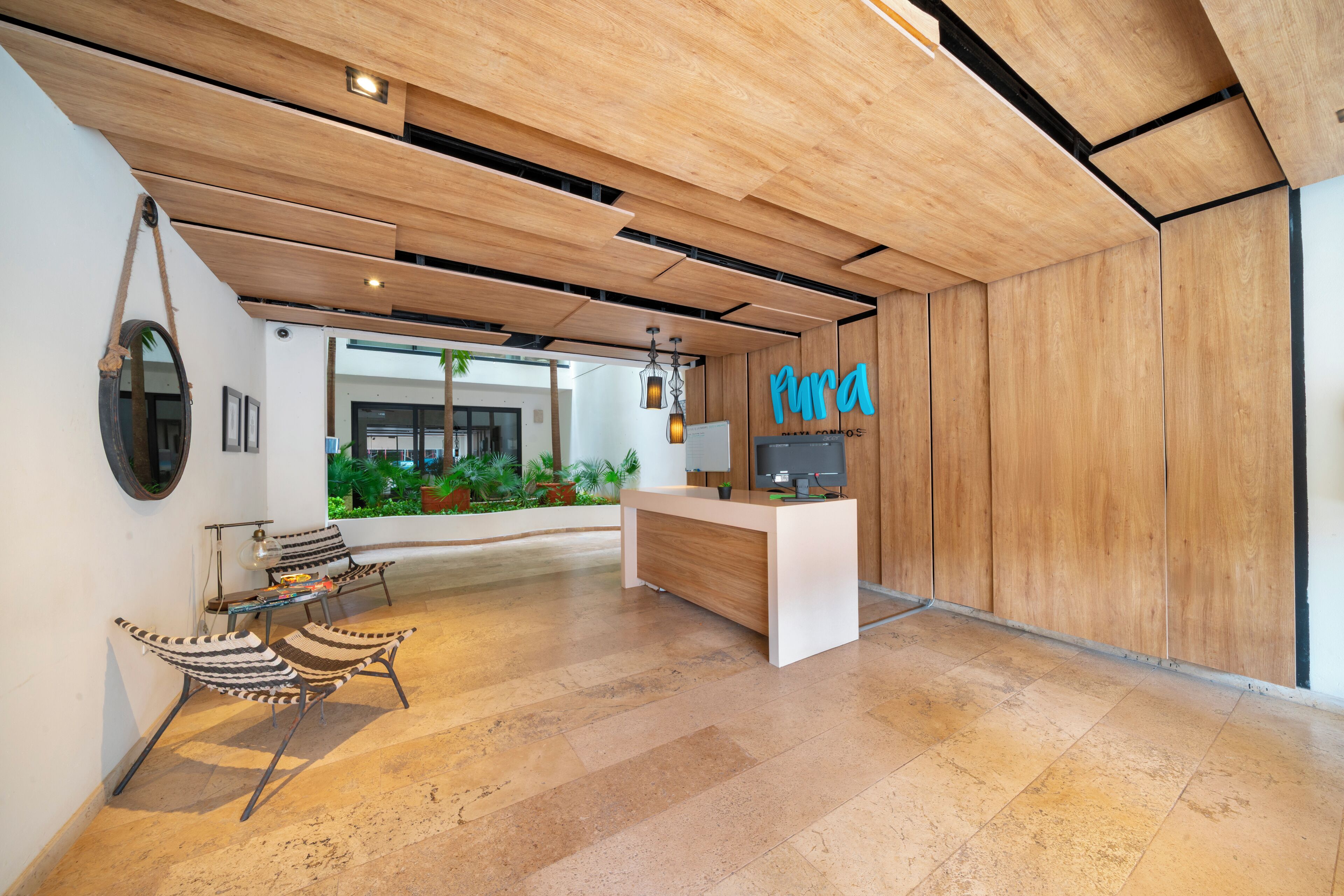 Sala de estar en el lobby