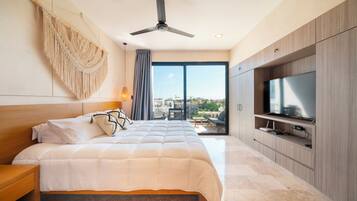 Departamento Deluxe, balcón, vista a la ciudad | Wifi gratis