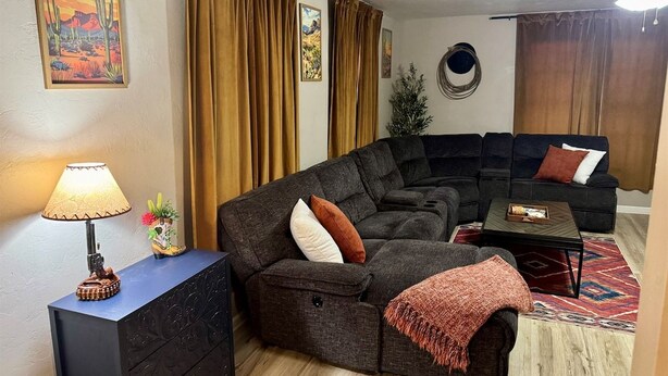 Living area - Kaleidoscope House (Abilene)