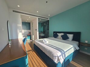 Superior Apartment, Balcony, Beach View | Interior - Marina Hillside Condotel (An Thoi)