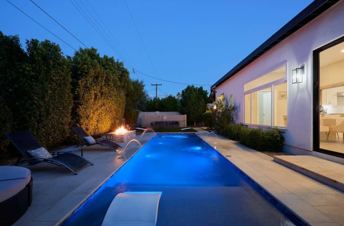 Una piscina climatizada