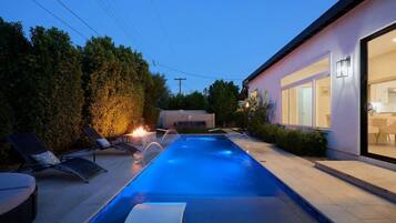 Una piscina climatizada