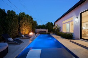 Una piscina climatizada