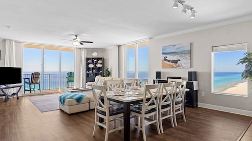 Gulf-front PCB Condo w/ Balcony, Resort Amenities, Game Room, Pools & Beach Gear Tortuga 1301 by Avantstay