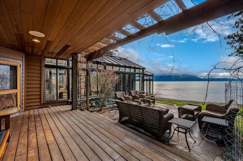 Lakefront Estate | Hot tub and Private Boat Dock