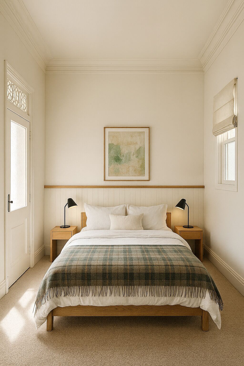 Caja fuerte, cortinas opacas, tabla de planchar con plancha