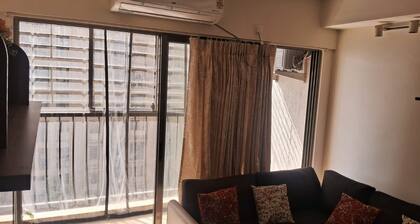 1-bedroom apartment on the 18th floor with an amazing view of Ranjoli.