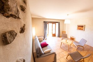 Fireplace - L'OLIVIER - 8 people (VAGNAS)