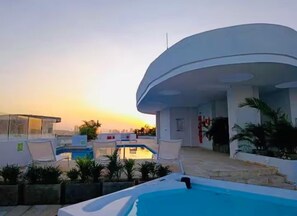 Alberca al aire libre 