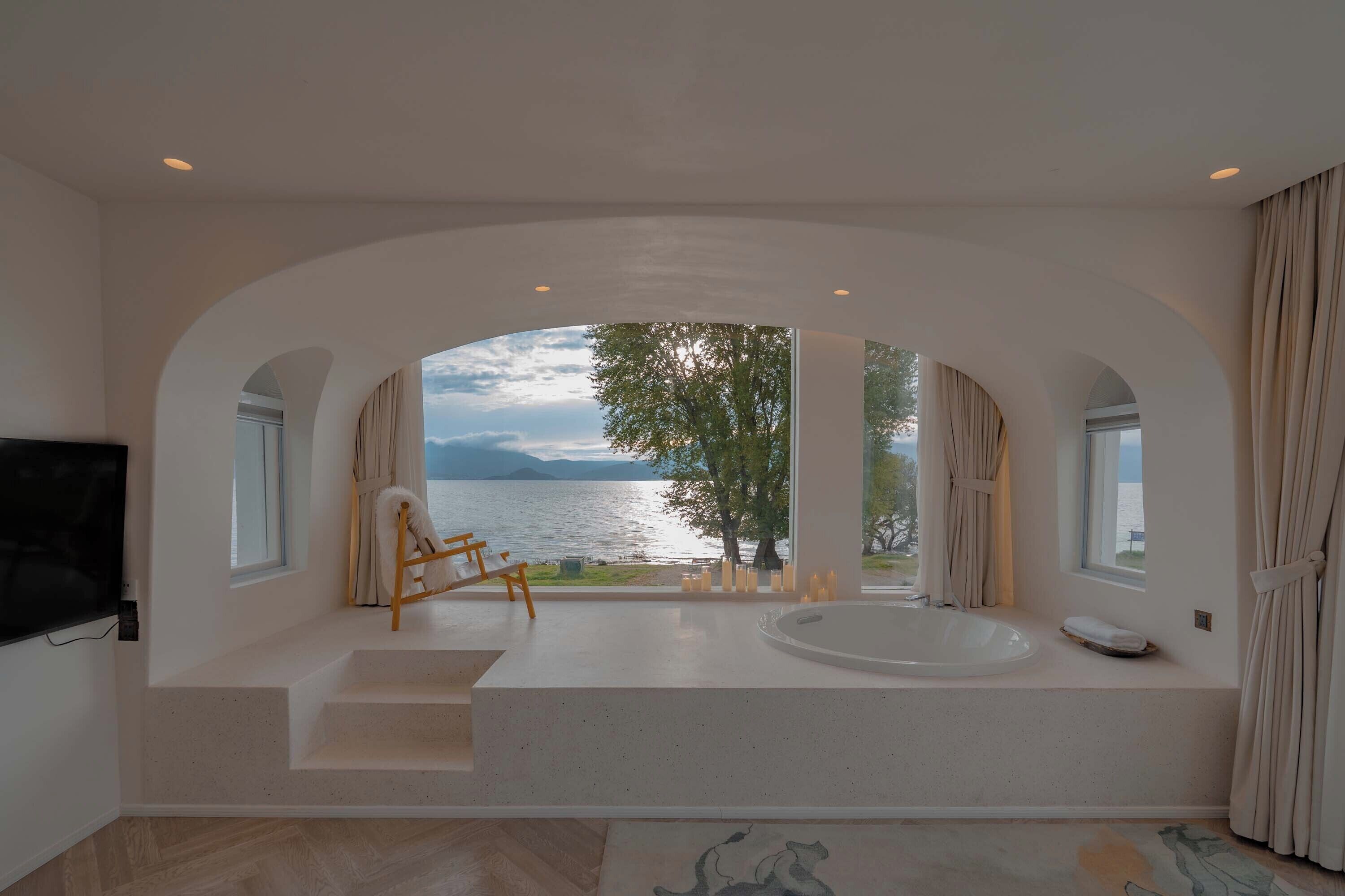 Premier Suite, Sea View | Minibar, desk, laptop workspace, free WiFi