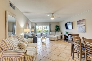 TV, ping pong - Great View, Resort Perks! Waterfront St Pete Condo (South Pasadena)