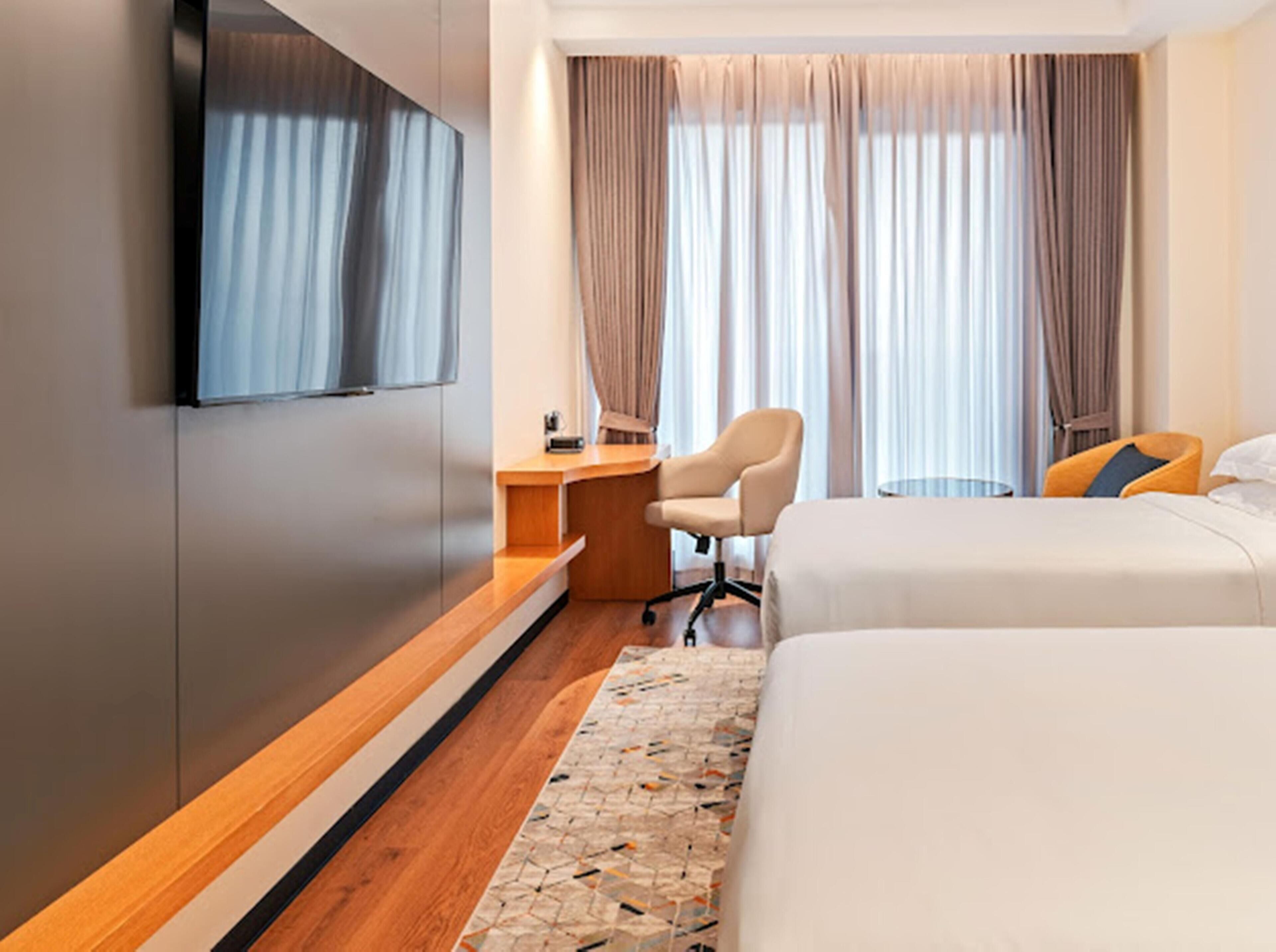 標準客房, 2 張單人床 | 書桌、筆電工作空間、隔音、熨斗/熨衣板