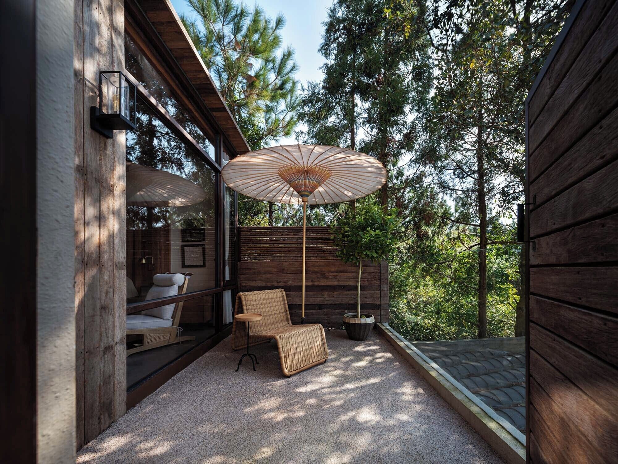 Kahden hengen romanttinen huone, patio, vuoristonäköala | Terassi/patio