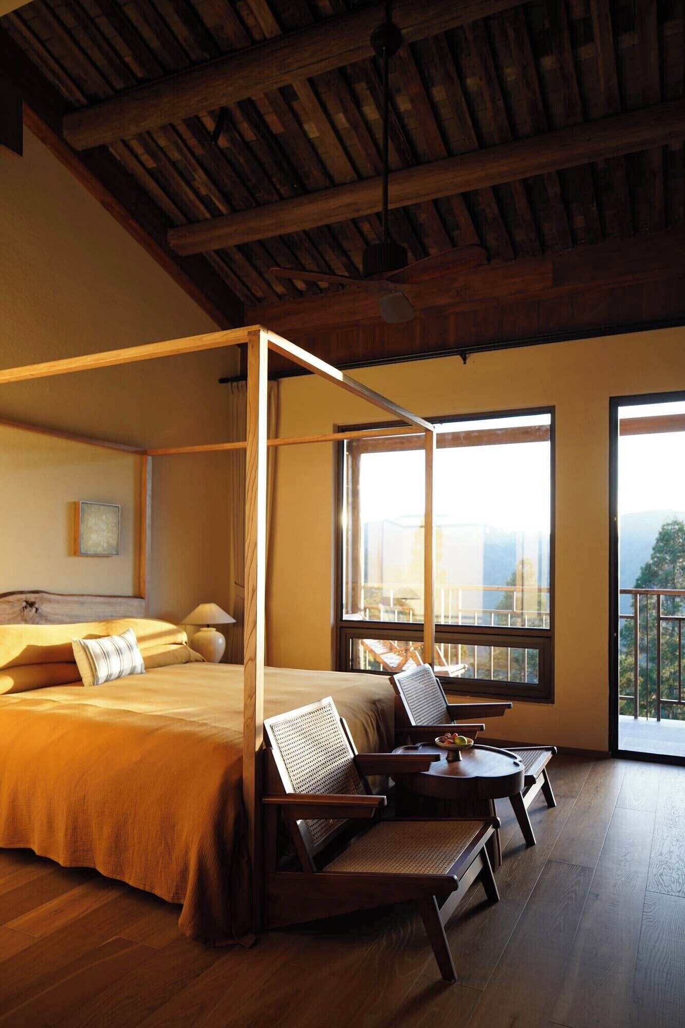 奢華雙人房, 露台, 山景 | 客廳