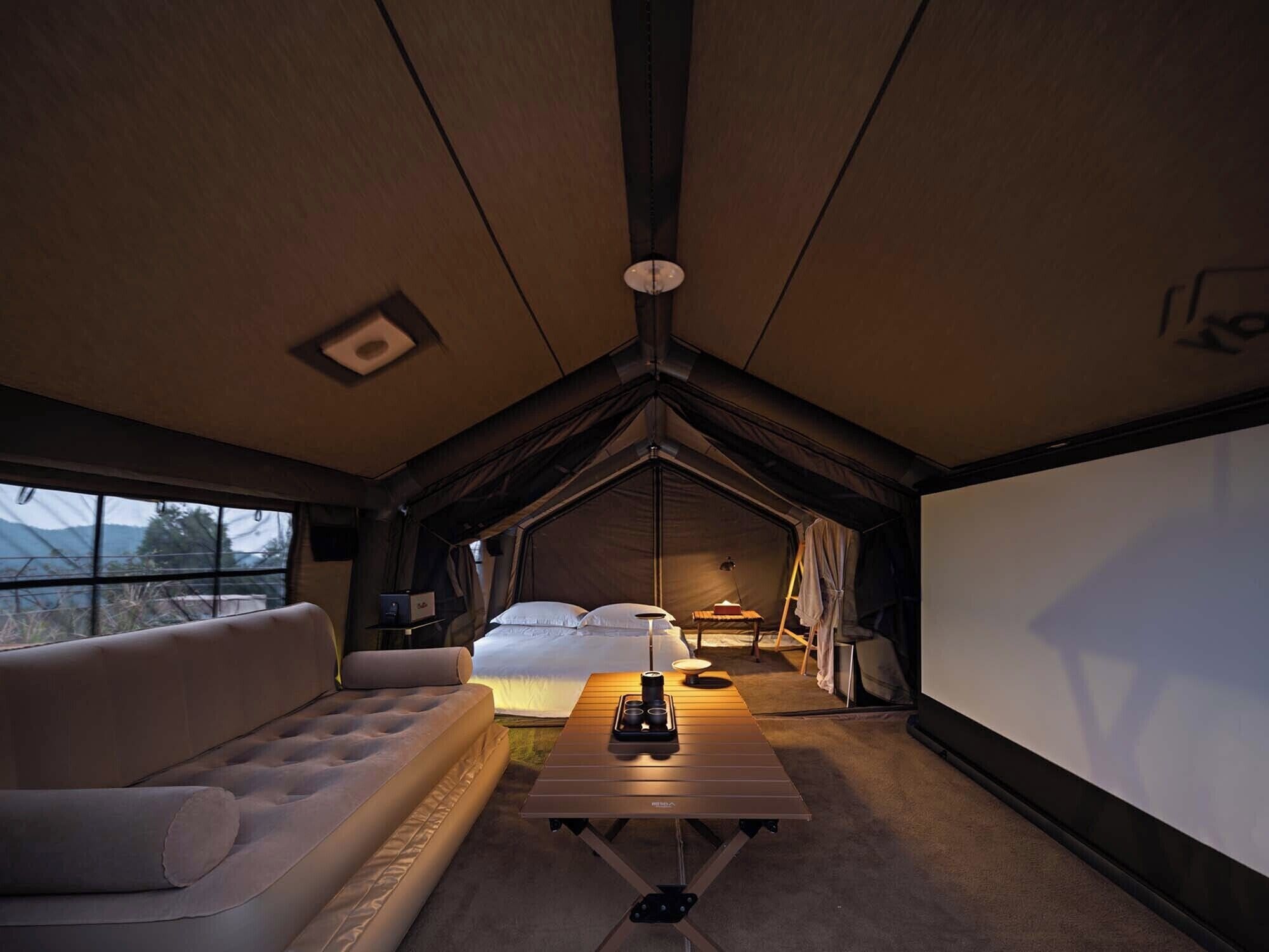 Luxury Suite, Patio, Mountain View | Minibar, individually decorated, individually furnished, free WiFi