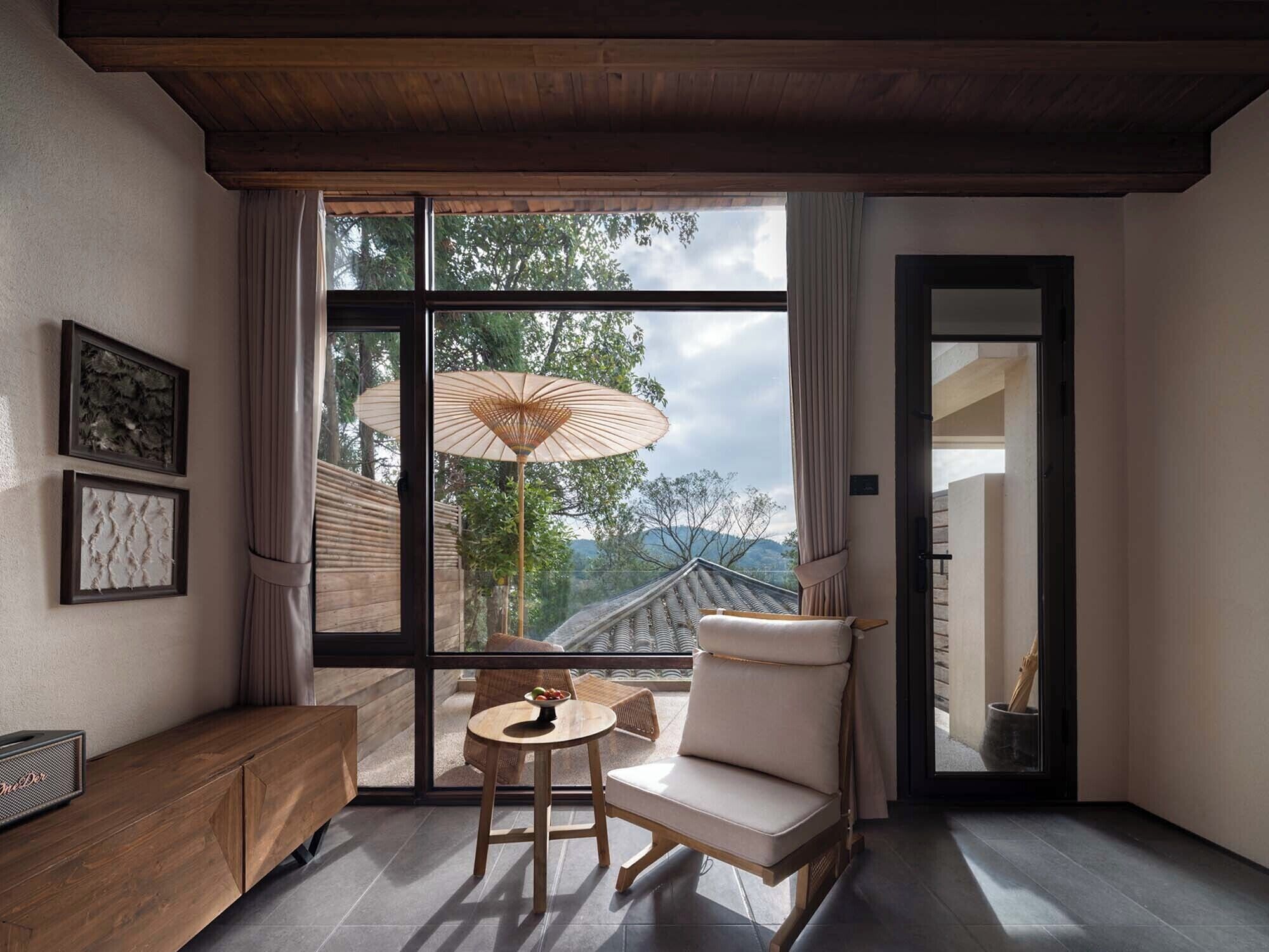 Romantic Double Room, Patio, Mountain View | View from room