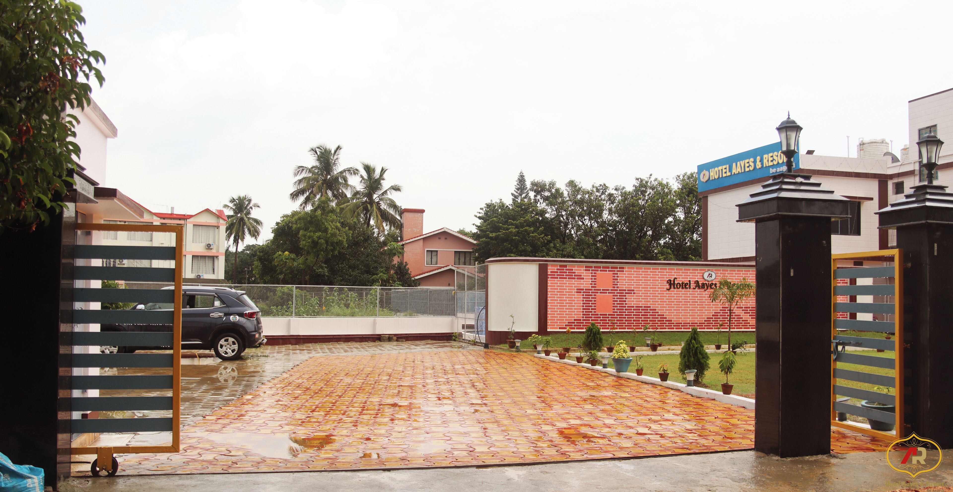 Voorkant van accommodatie