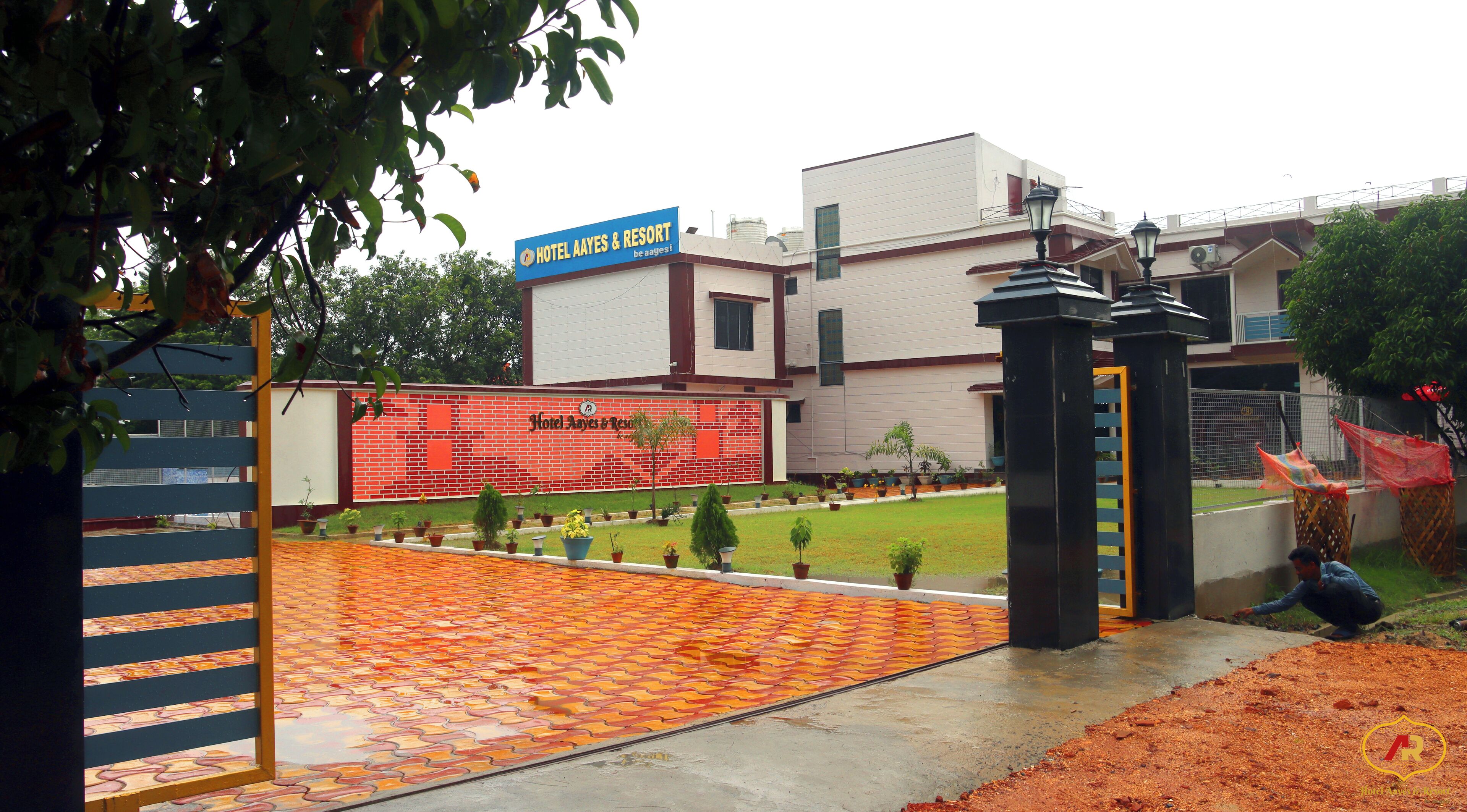 Majoituspaikan julkisivu