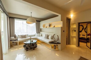 Suite, 1 Bedroom | Living area - Om Wellness Boutique Resort (Ubud)