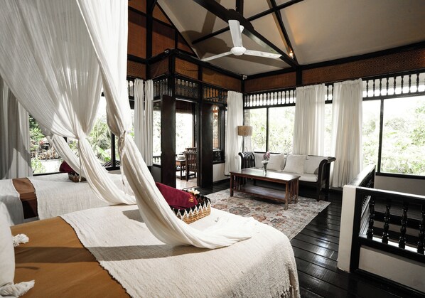 Deluxe Double or Twin Room, Balcony | Free WiFi - Om Wellness Resort (Ubud)