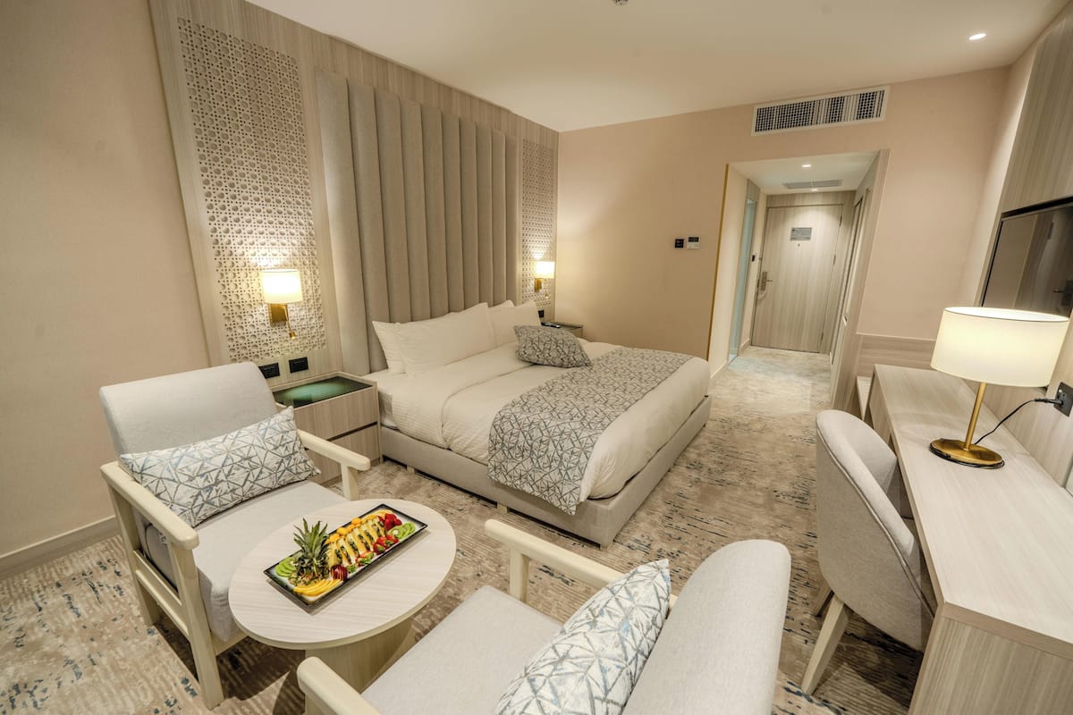 Chambre Double Standard, vue jardin | Bureau, chambres insonorisées, fer et planche à repasser, Wi-Fi gratuit