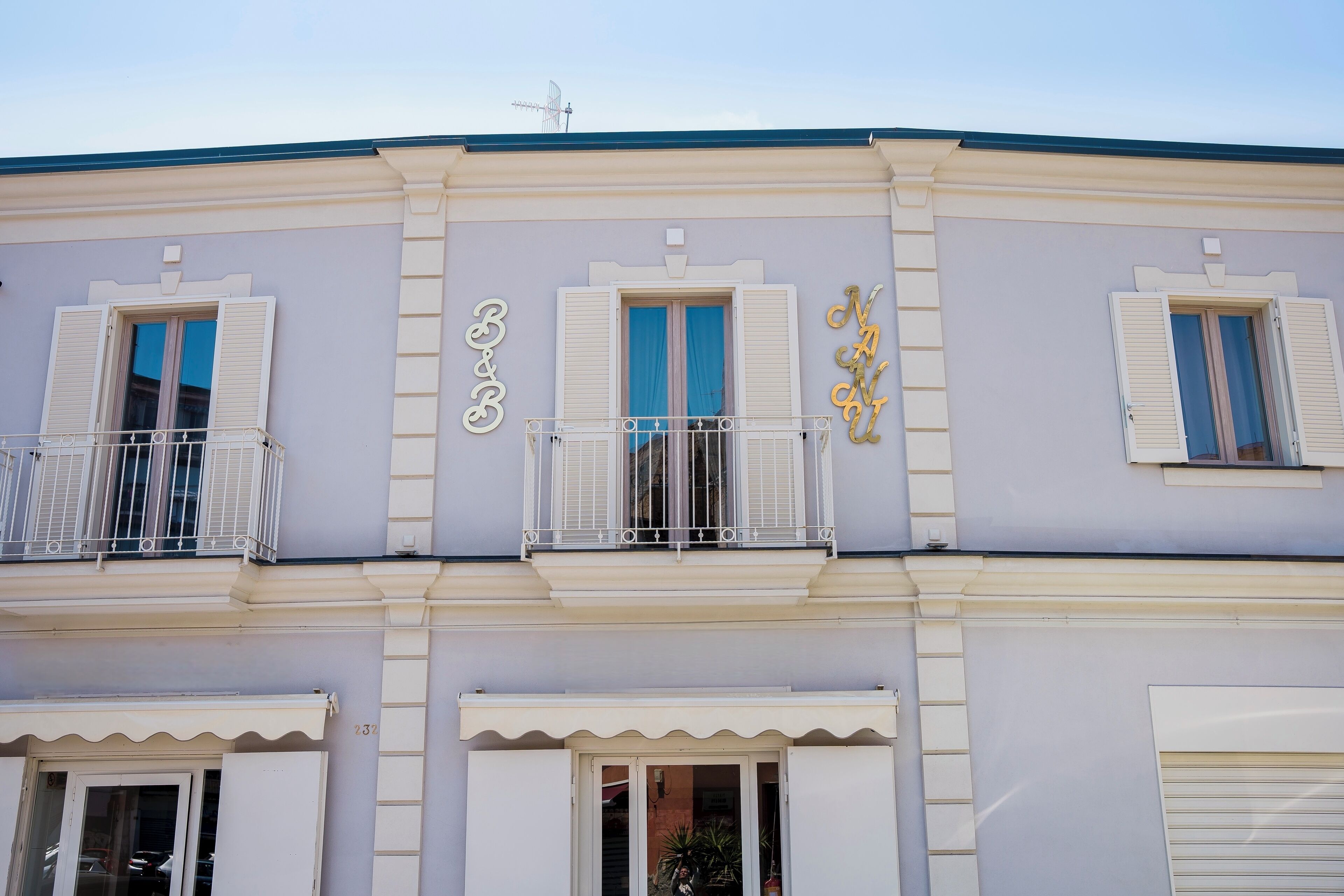 Facciata della struttura