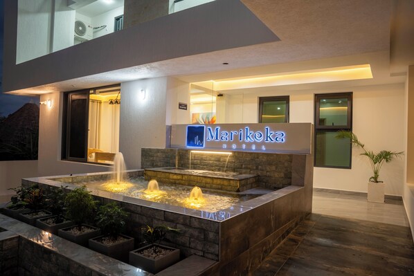 Façade de l’hébergement