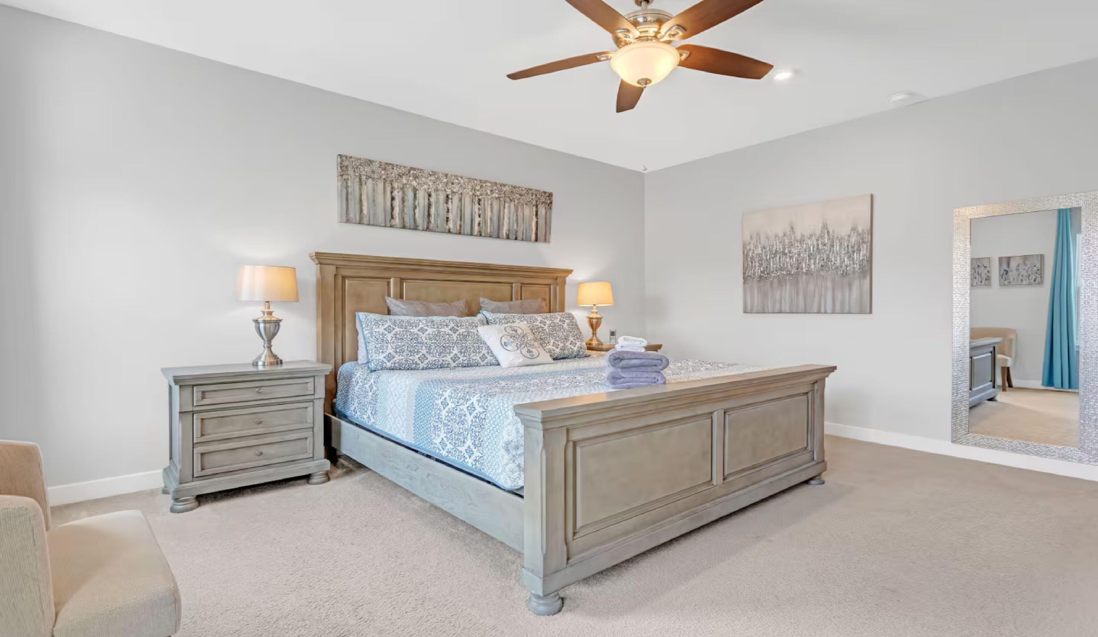 Fer et planche à repasser, Wi-Fi, draps fournis