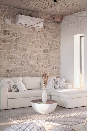 Smart TV, stereo - Himmel Villa I - Private pool, seaview&playground (Chania)