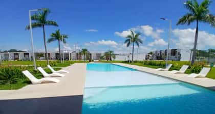 Fabulous 2-bedroom house with AC in all rooms in Residencial Nueva San Miguel