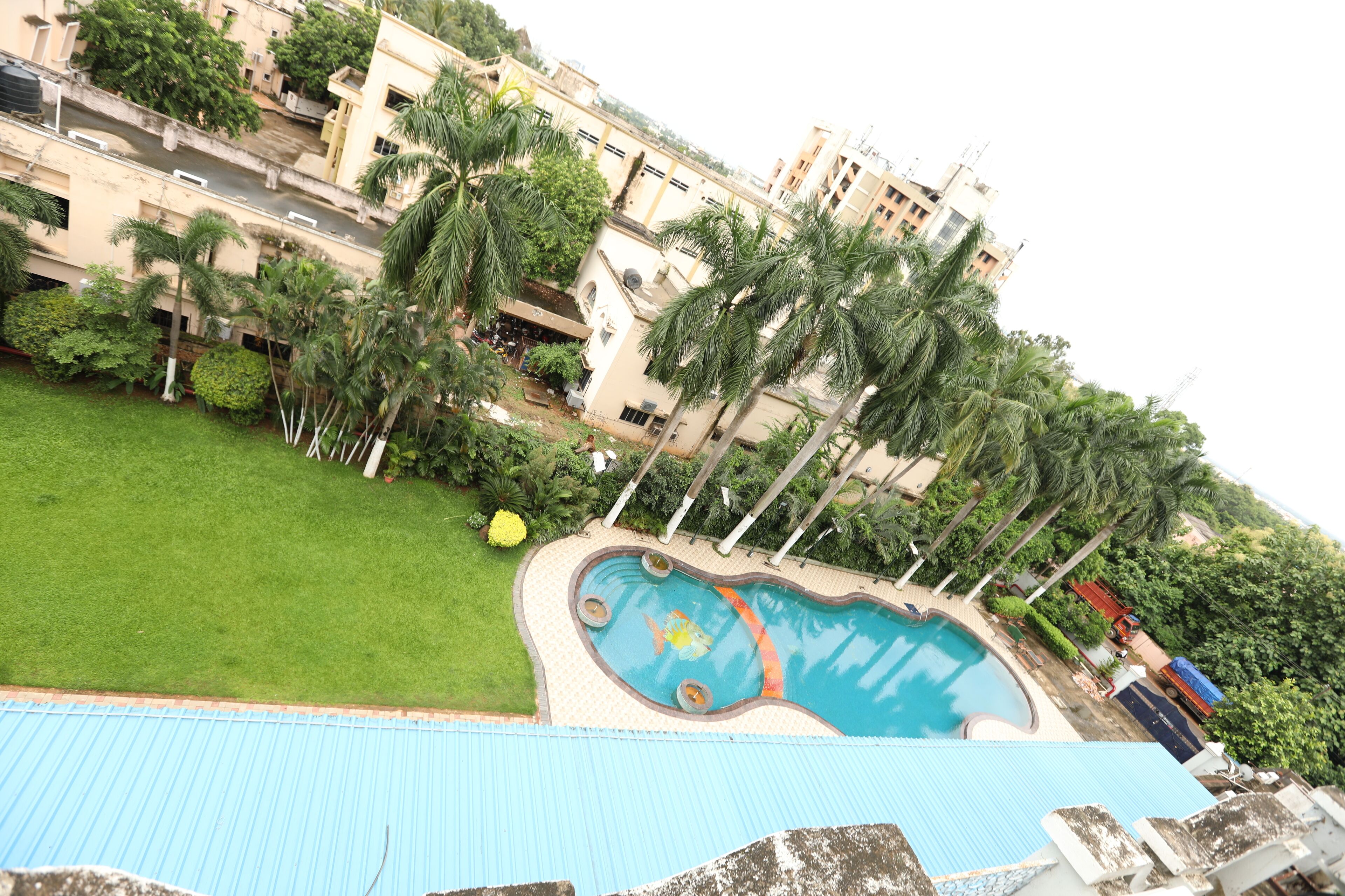 Alberca al aire libre 