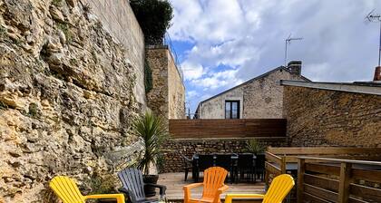 Gßte 8 pers Vivonne ⹠Terrasse, déco et baby-foot