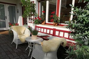 Terrace/patio - Holiday apartment with 1 bedroom (Nussdorf)