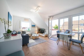 Smart TV - Holiday apartment with 1 bedroom (Borkum)