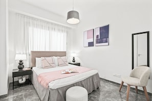 2 dormitorios, tabla de planchar con plancha, wifi gratis y ropa de cama