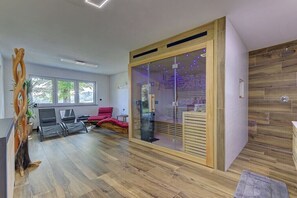 Sauna - Country house Rachelblick. (Eppenschlag)