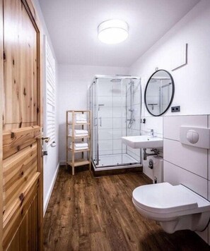 Shower - Holiday apartment Gutshof Bastorf (Bastorf)