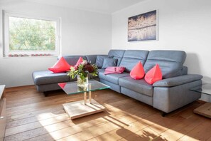 TV connectée, livres, chaîne hi-fi