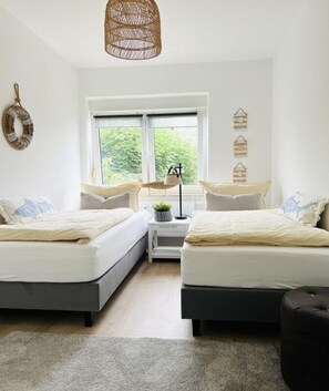 2 bedrooms, iron/ironing board, free WiFi, bed sheets - Wattnflair Lütje Kaap (Borkum)