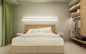 Mörkläggningsgardiner, ljudisolering och strykjärn/strykbräda