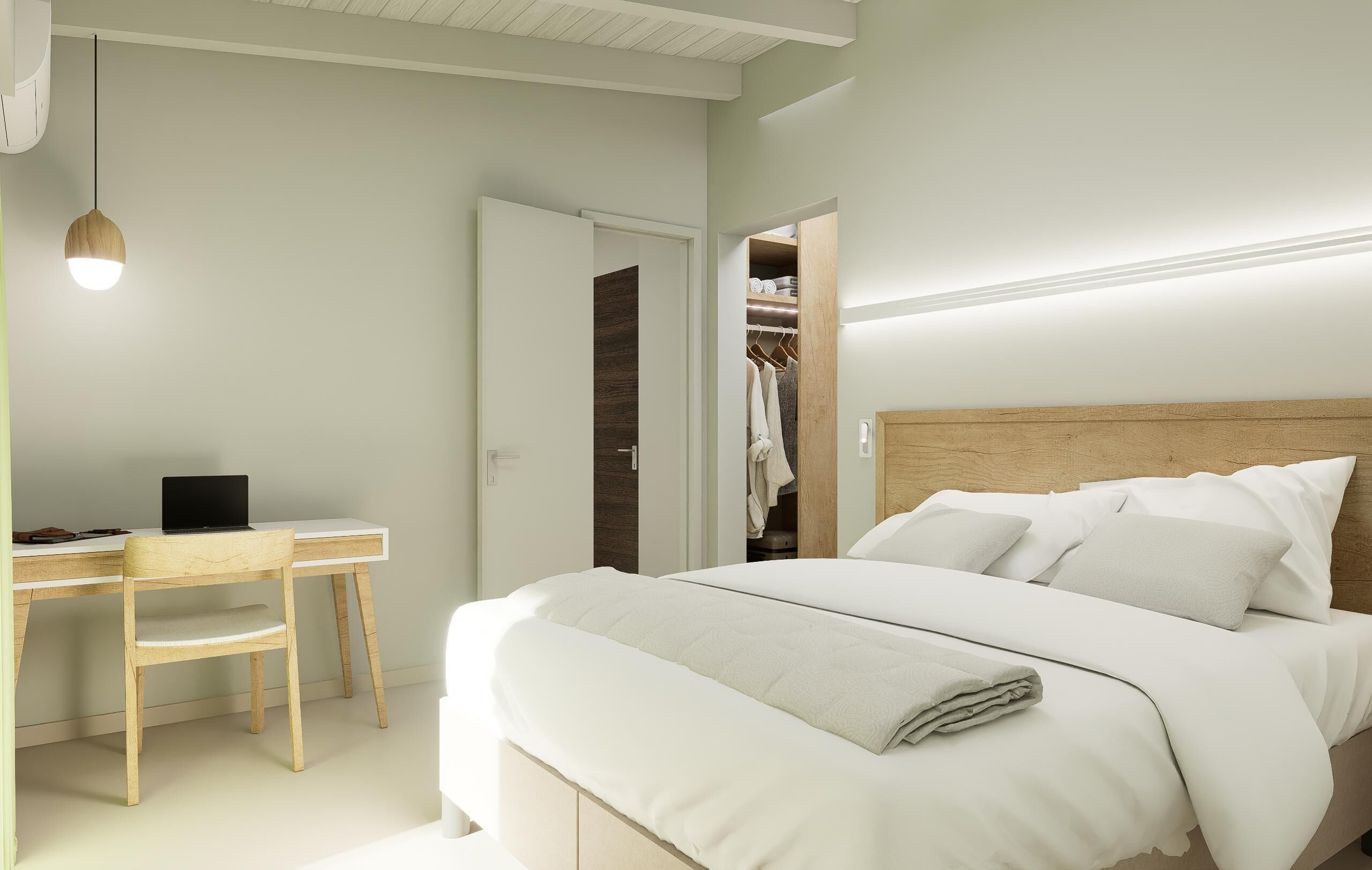 Blackout drapes, soundproofing, iron/ironing board, free WiFi