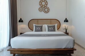 Villa | Premium bedding, iron/ironing board, free WiFi, bed sheets - Sunny Nine by Betterplace (Canggu)