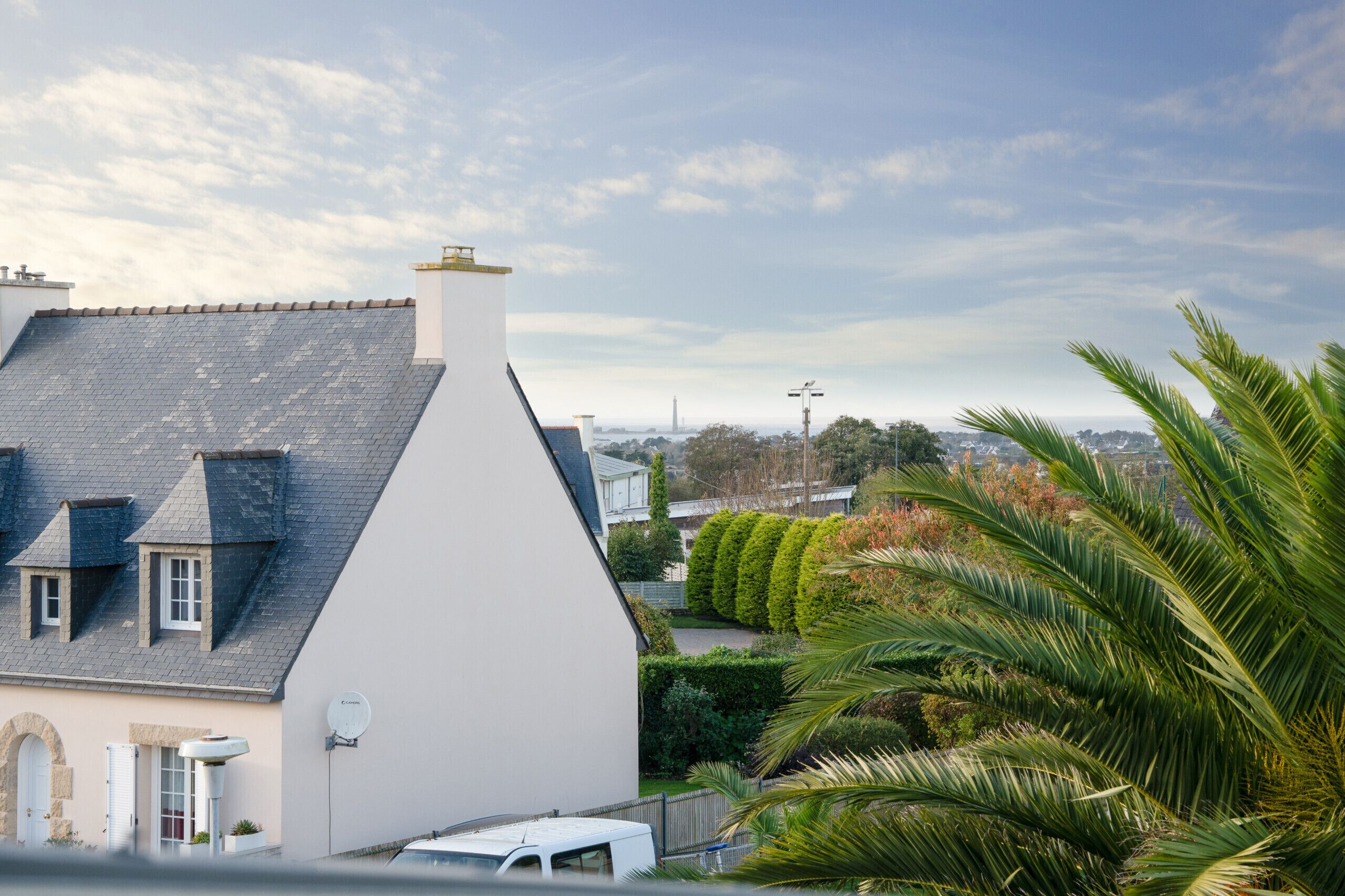 Blick von der Unterkunft