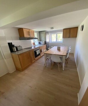 Fridge, microwave, stovetop, dishwasher - Holiday apartment with 1 bedroom (Uttenweiler)