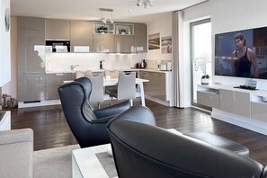 Smart TV, fireplace - Villa Deichgraf Sea View (Börgerende-Rethwisch)