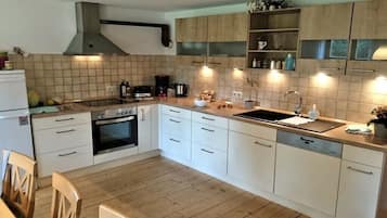 Kühlschrank, Ofen, Herdplatte, Geschirrspüler