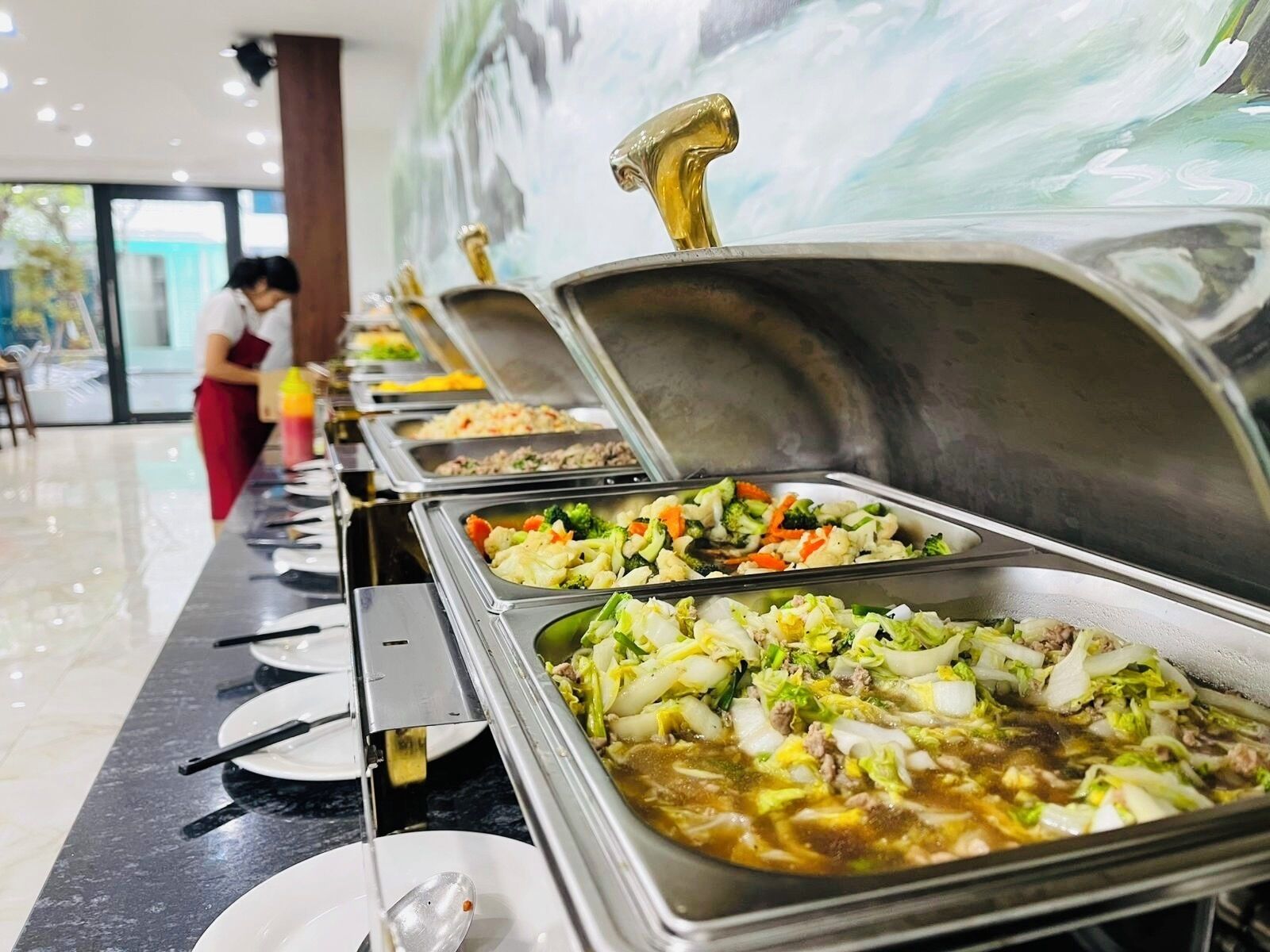 Petit déjeuner buffet compris tous les jours