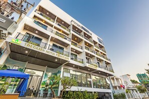 Fassade der Unterkunft