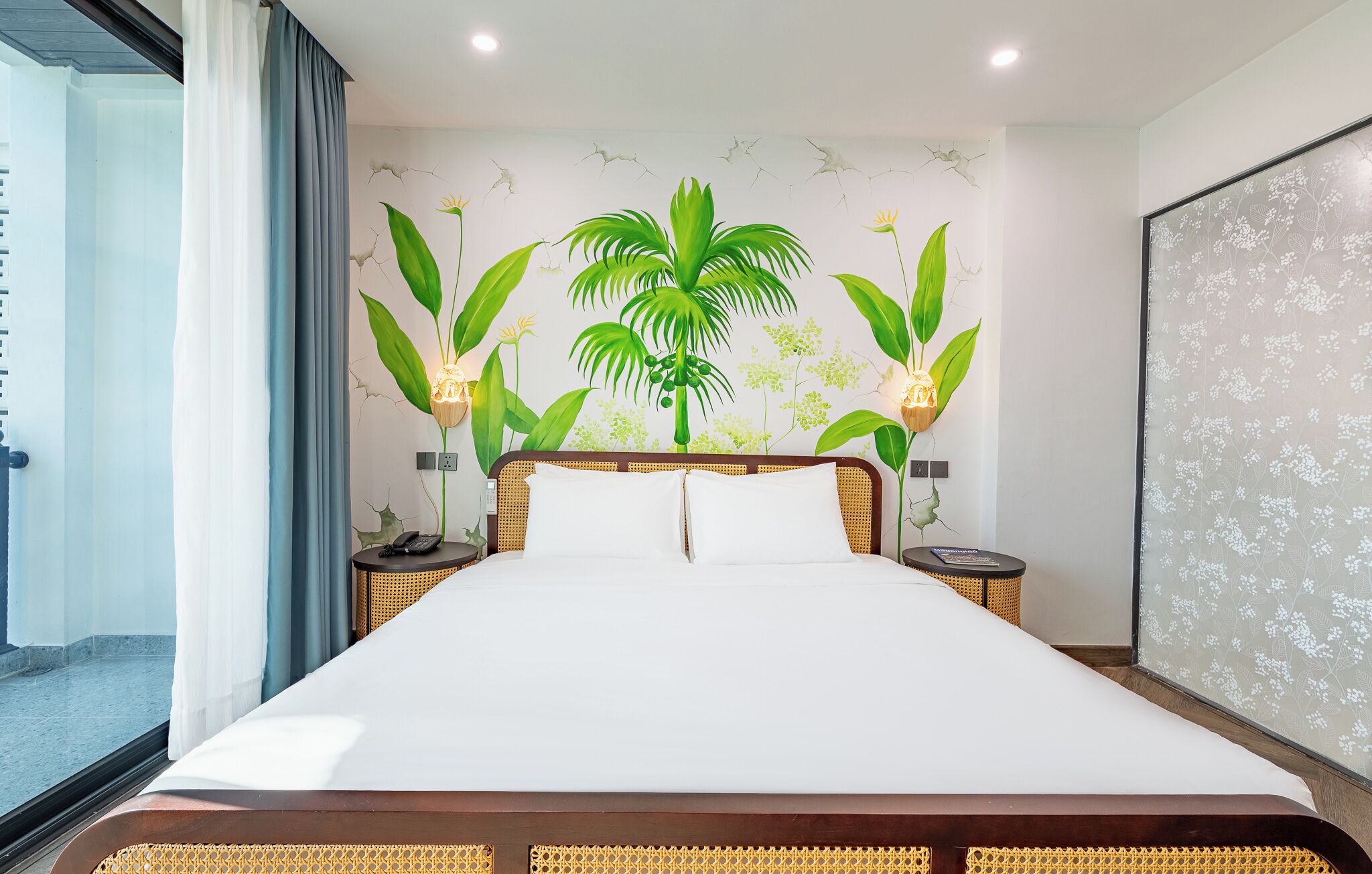 Deluxe Double Room, Pool View | In-room safe, desk, laptop workspace, soundproofing