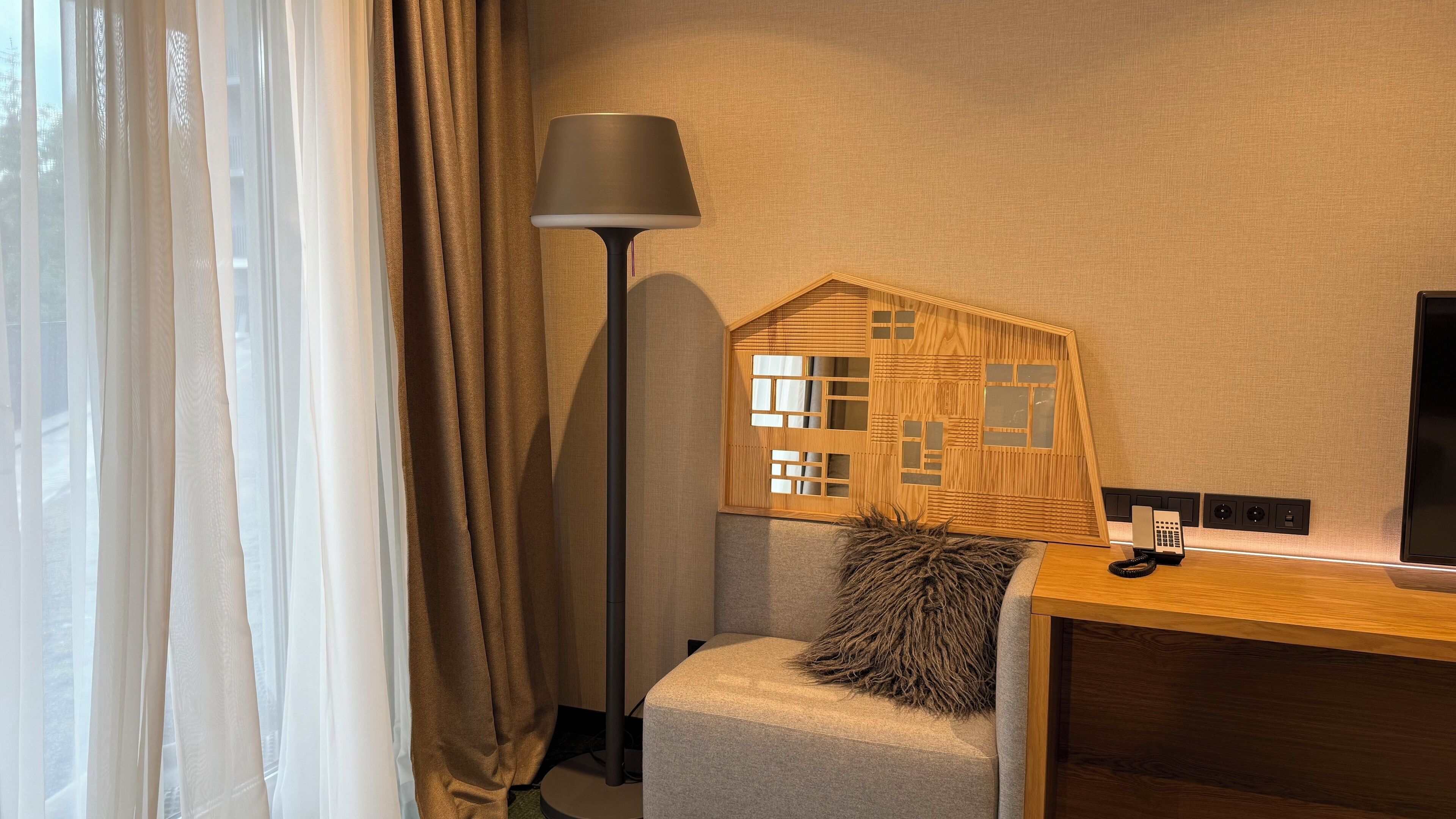 In-room safe, blackout curtains, soundproofing, iron/ironing board